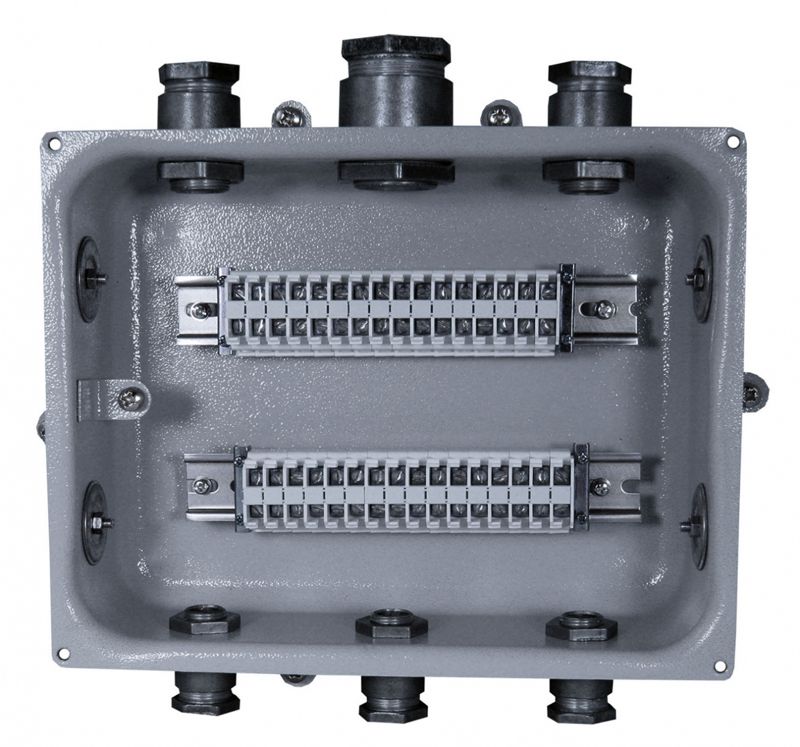 коробка клеммная кзнс-32 у2 32 зажима ip65 (метал. вводы) электротехник et002545 от BTSprom.by