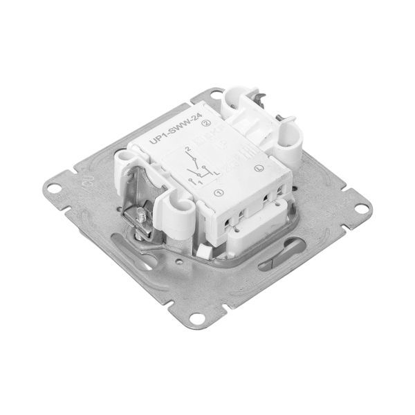  Выключатель 2-кл. СП Эпика с подсветкой механизм алюм. EKF UP1-SWA-24 фото в каталоге от BTSprom.by