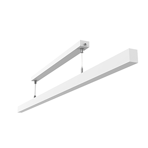 светильник светодиодный qubo-line 1510х30х40 30вт 4000к подвесной с рассеив. опал ral9003 бел. муар диммер dali varton v1-r0-00127-30d01-4003040 от BTSprom.by