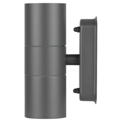  Светильник WL28 GY декор. подсветка MAX35W 2хGU10 IP54 сер. ЭРА Б0034633 фото в каталоге от BTSprom.by