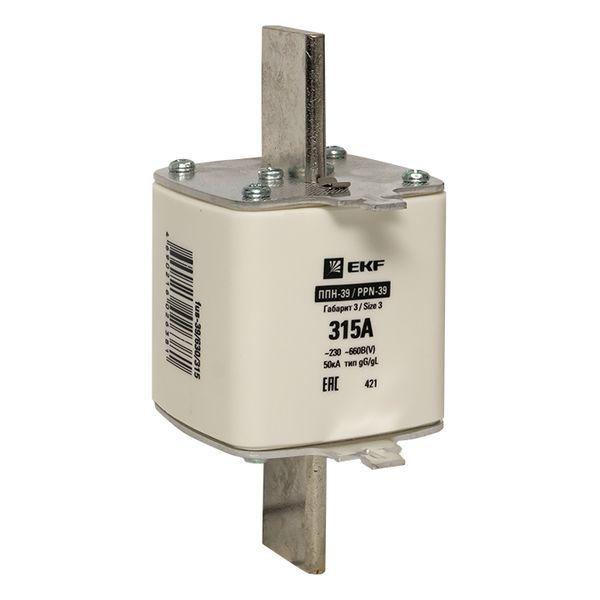 вставка плавкая ппн-39 630/315а габарит 3 proxima ekf fus-39/630/315 от BTSprom.by