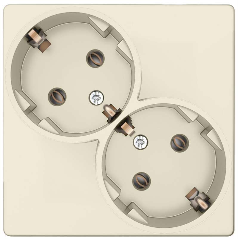 розетка 2-м сп simon 24 16а ip20 2х2p+e schuko без защ. шторок механизм сл. кость simon 2450459-031 от BTSprom.by