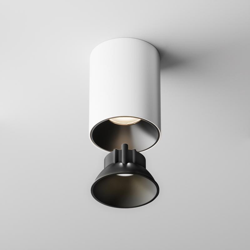  Рамка-отражатель декоративная для светильников Alfa LED черн. Maytoni Ring8-10W-RD-B фото в каталоге от BTSprom.by