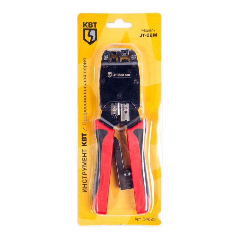  Пресс-клещи для RJ разъемов JT-02М КВТ 84825 фото в каталоге от BTSprom.by