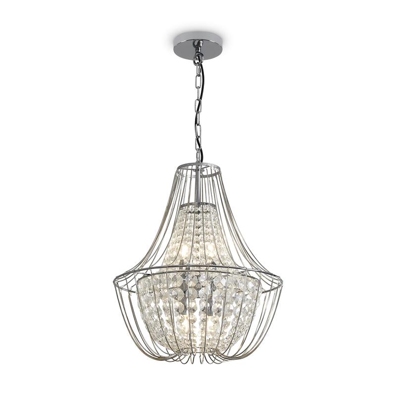 светильник подвесной pava 4х60вт e14 ip20 freya fr1016pl-04s от BTSprom.by