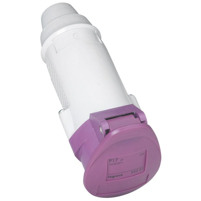 розетка мобильная p17 2p 16а 24в ip44 leg 055231 от BTSprom.by