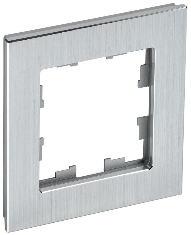 рамка 1-м brite ру-1-1-бра металл алюм. iek br-m12-m-k47 от BTSprom.by