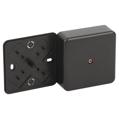  Коробка распаячная 75х75х28мм без клеммы IP40 черн. BS-B-75-75-28 Эра Б0061809 фото в каталоге от BTSprom.by