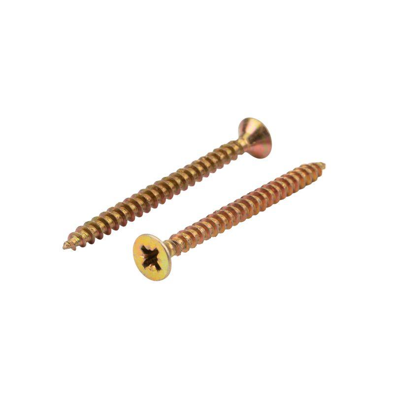  Саморез универсальный 5х60 желт. цинк (уп.10шт) Kranz 1111-0560-4 фото в каталоге от BTSprom.by