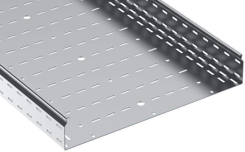 Лоток листовой перфорир. 100х600 L3000 сталь 2.0мм ESCA 7 IEK CLP10-100-600-200-3 от BTSprom.by