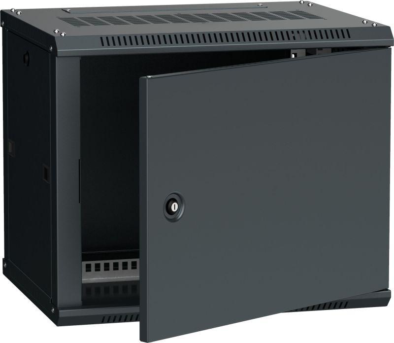 шкаф 19 дюйм linea w 6u 600х450мм настен. метал. дверь ral9005 itk lwr5-06u64-mf от BTSprom.by