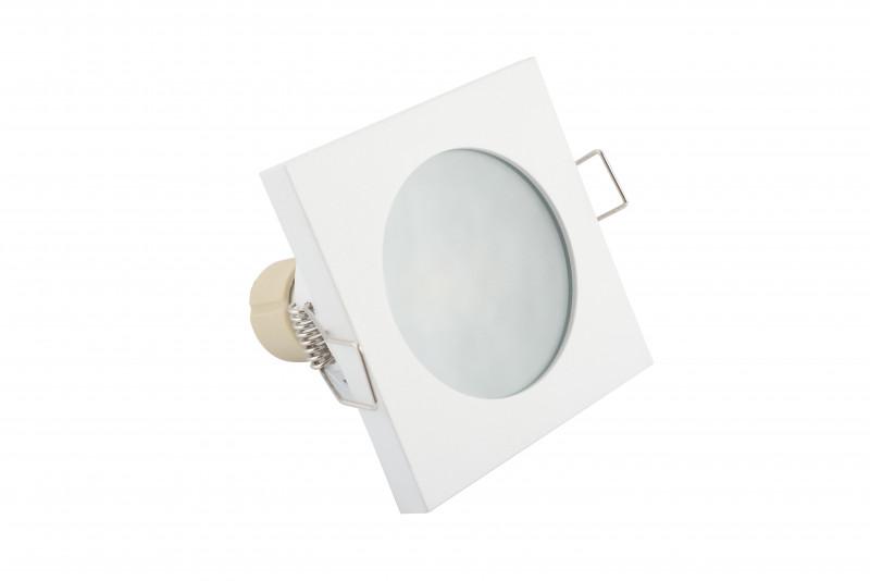  Светильник 50Вт GU10 IP44 встраив. влагозащ. алюм. бел. DENKIRS 427069 фото в каталоге от BTSprom.by