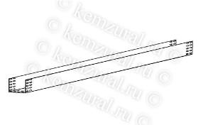 Лоток прямой неперфорир. 500х50 1мм ЛМГ гор. цинк КЭМЗ 134 500523 49 от BTSprom.by