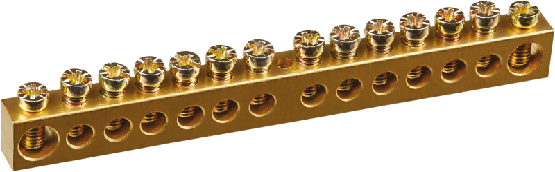 шина нулевая 90 712 obb-812-14-1 стандартная (без изоляторов) онлайт 90712 от BTSprom.by