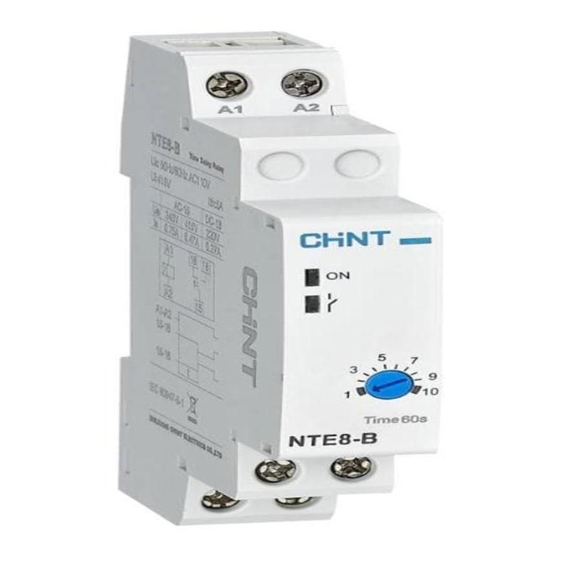 реле времени nte8-120b (задержка времени включения) 12-120с 1но ac 230в (r) chint 258459 от BTSprom.by