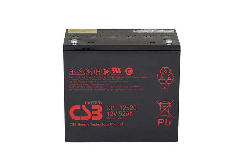 аккумулятор 12в 52а.ч csb gpl12520 csb от BTSprom.by