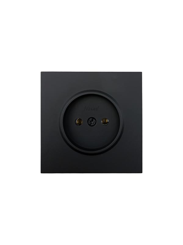  Розетка 1 мест. б/з ПБТ СП ZIMA IP20 16А безвинт. зажим черн. бархат LEZARD 704-4288-121BQC фото в каталоге от BTSprom.by