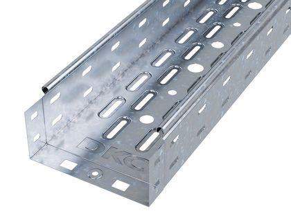 Лоток листовой перфорированный 150х80 L2000 сталь 0.7мм цинк-ламель DKC 35313ZL от BTSprom.by