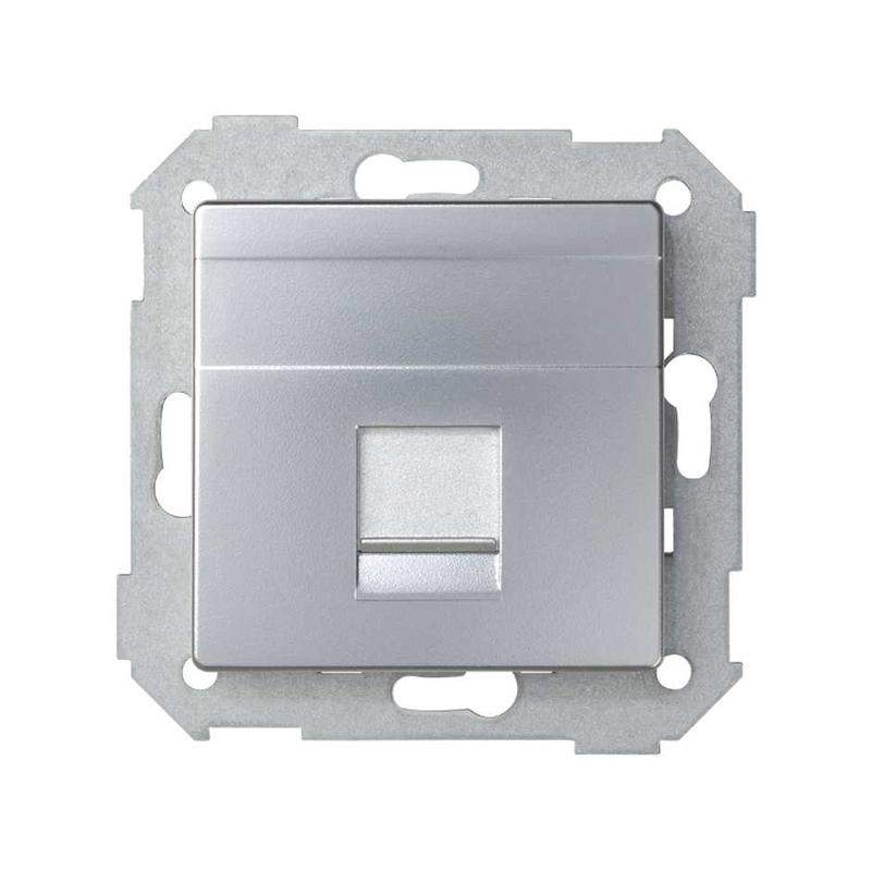 адаптер на 1 rj45 коннектор simon82 защ. шторки алюм. simon 82005-33 от BTSprom.by