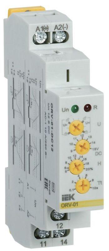 реле напряжения orv 1ф 12в dc iek orv-01-dc12 от BTSprom.by