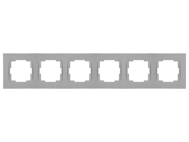 рамка 6-ая горизонтальная серая, rita, mutlusan 2220 800 1603 от BTSprom.by