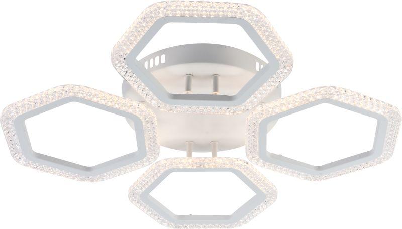 светильник светодиодный nancy 6111-104 80вт 2800к-6200к потолочн. модерн с пультом rivoli б0060846 от BTSprom.by