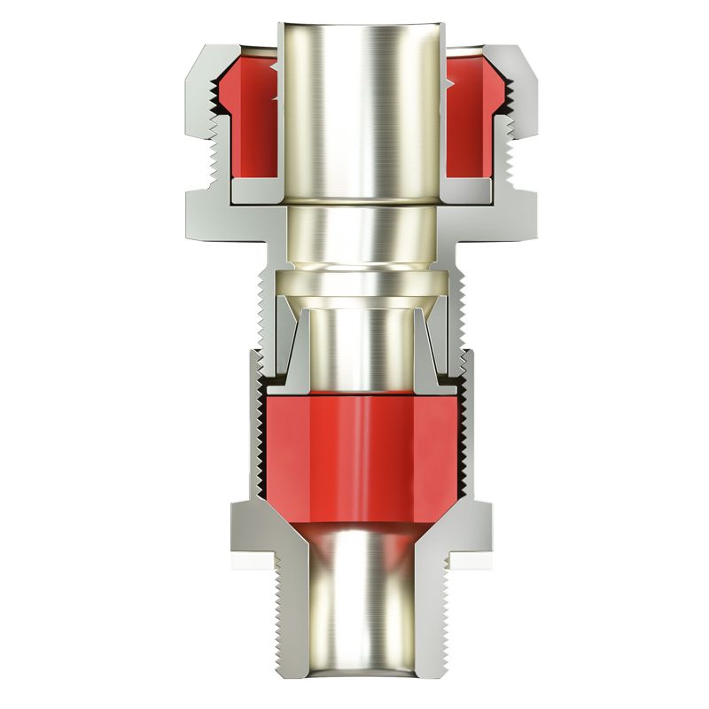  Ввод кабельный универс. серии КАЕРМ для бронир. и небронир. кабеля М25х1.5 d11.8-18мм Dn26 никелированная латунь IP66/IP68 DKC KAEPM3MHK-26 фото в каталоге от BTSprom.by