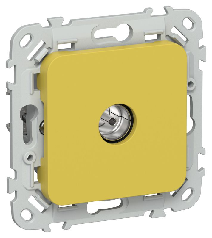 розетка телевизионная оконечная сп flite ртвм-1-1-1-флжк тип m экранир. механизм желт. карри iek fi-a13-o-k44 от BTSprom.by