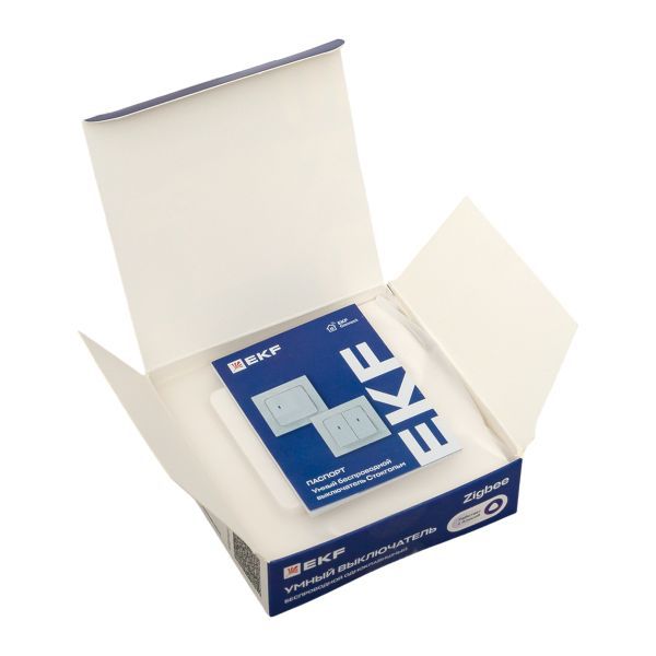  Выключатель 1-кл. Стокгольм Умный беспроводной бел. Zigbee Сonnect EKF RCV-ST1-WS-ZB фото в каталоге от BTSprom.by