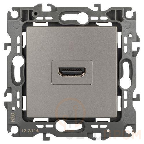 Розетка Эра12 12-3114-16 HDMI титан Эра Б0065714 фото в каталоге от BTSprom.by  Розетка Эра12 12-3114-16 HDMI титан Эра Б0065714 фото в каталоге от BTSprom.by