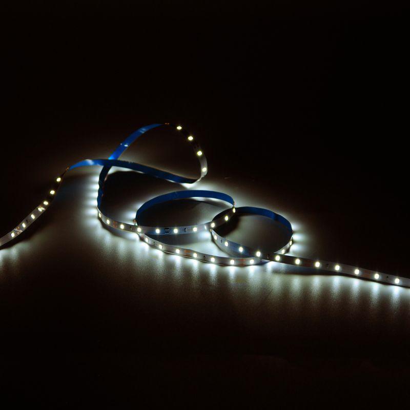  Лента светодиодная Basic 2835/60-SMD 4.8Вт/м 3000К тепл. бел. IP20 312лм/м 12В 8мм (уп.5м) GAUSS BT005 фото в каталоге от BTSprom.by