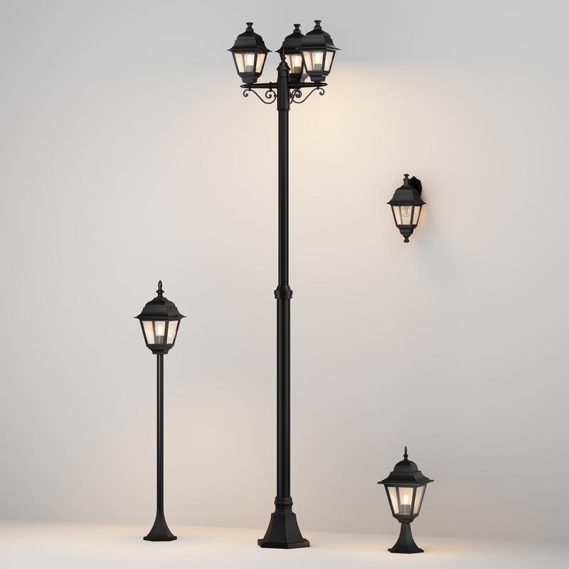  Светильник Abbey Road 1х60Вт E27 IP44 ландшафтный Maytoni O004FL-01B фото в каталоге от BTSprom.by