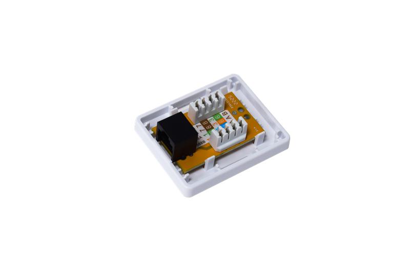  Розетка компьютерная 8P8C (RJ45) UTP кат.5E 1 порт TOKOV ELECTRIC TKE-SMB-8P8C-1P-UTP фото в каталоге от BTSprom.by