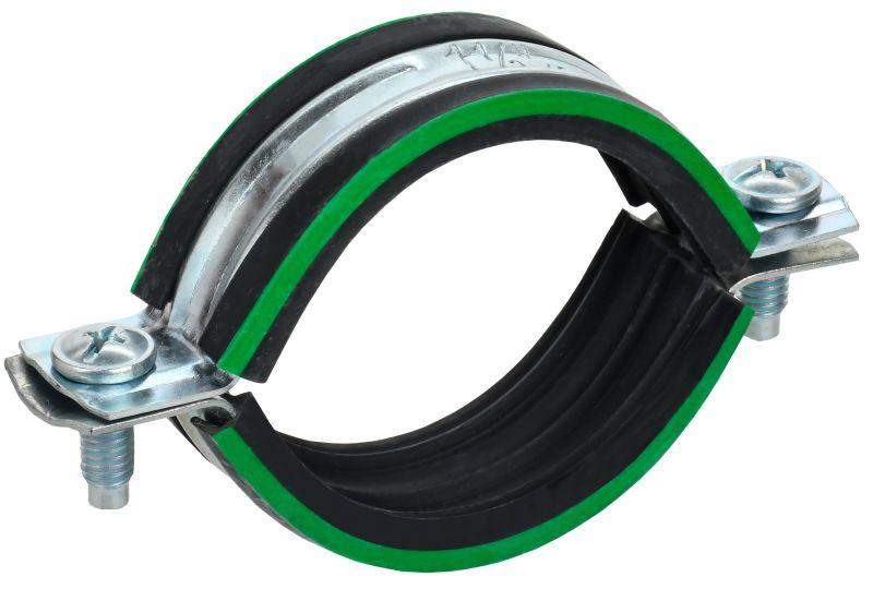 скоба двухкомпонентная с резин. уплотн. d32-35мм метал. elasta iek et-mp40d-sk-032-02-090 от BTSprom.by