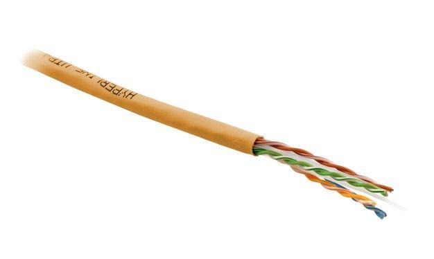 кабель витая пара неэкранир. u/utp кат.6 4 пары 23 awg ож solid с разделит. pvc-20град.c-+75град.c гарантия: 15 лет компонентн. / 25 лет системн. uutp4-c6-s23-in-pvc-or-305 оранж. (уп.305м) hyperline 443523 от BTSprom.by