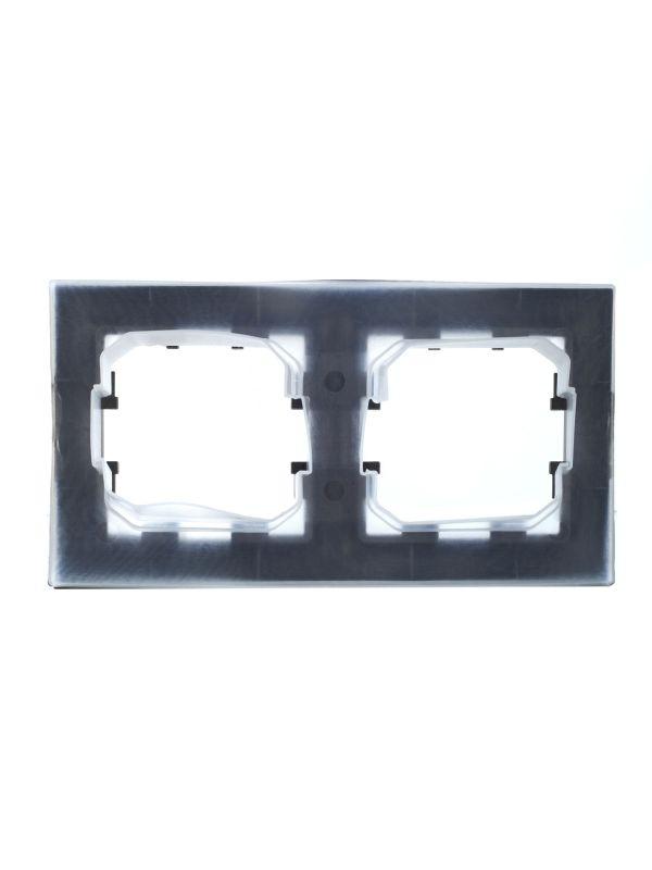  Рамка 2-м IP44 BRITE РУ-2-БрШ-44 шампань IEK BR-M22-44-K37 фото в каталоге от BTSprom.by