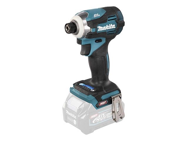аккум.ударный шуруповерт makita xgt td 001 gz (40.0 в, 1/4", 220 нм, 8 режимов) td001gz от BTSprom.by