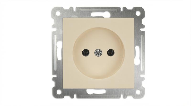 розетка 1-м сп karea 10а ip20 без заземл. керамика механизм крем. makel 57010002 от BTSprom.by