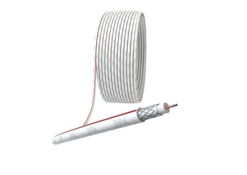 кабель коаксиальный sat 50 m.ccs/оплетка al 75проц. pvc simple 75ом бел. (м) эра б0044607 от BTSprom.by