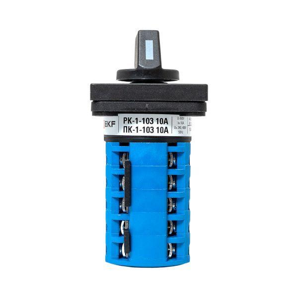  Переключатель кулачковый ПК-1-103 3п 10А "0-1-2-3" EKF pk-1-103-10 фото в каталоге от BTSprom.by