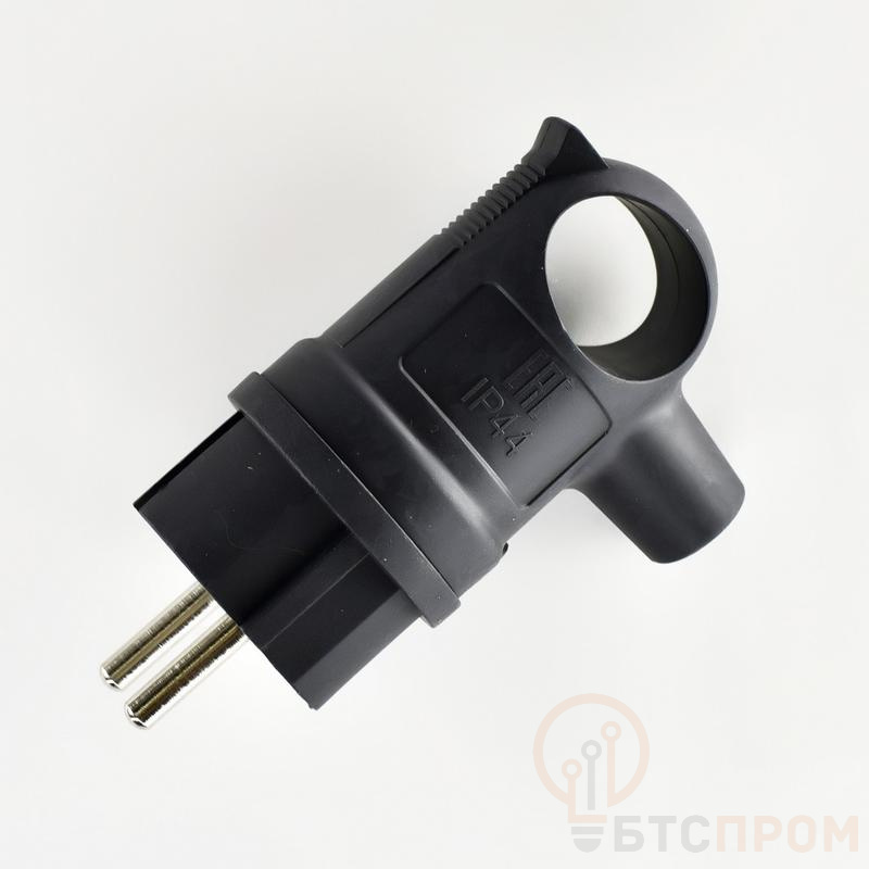 Вилка 16А 2P+PE 220-240В IP44 с ручкой каучук LEZARD 106-0400-0109/109 фото в каталоге от BTSprom.by  Вилка 16А 2P+PE 220-240В IP44 с ручкой каучук LEZARD 106-0400-0109/109 фото в каталоге от BTSprom.by