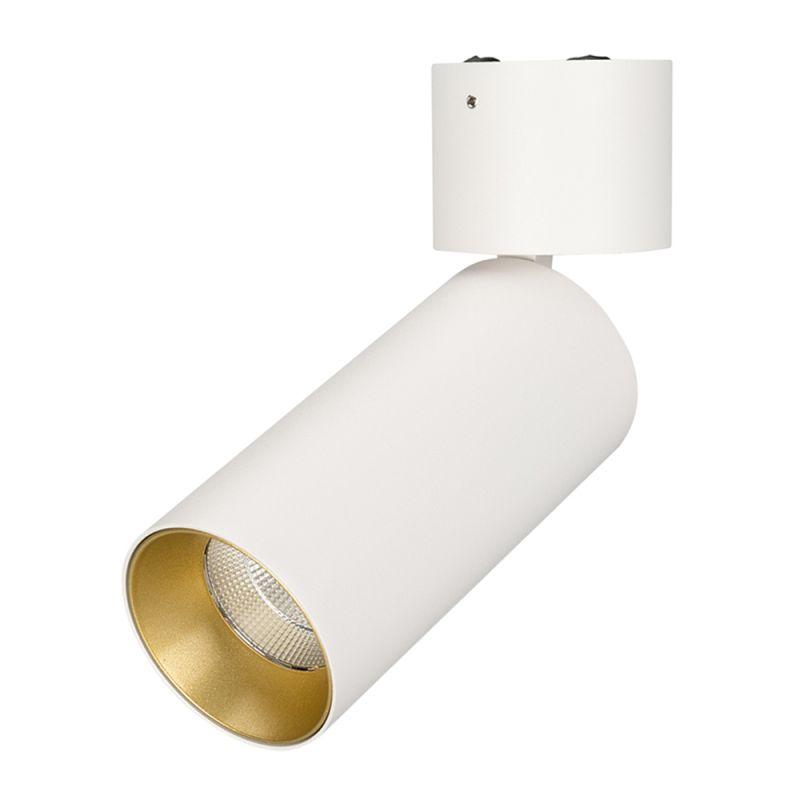 светильник sp-polo-surface-flap-r65-8w day4000 (wh-gd 40 deg) (ip20 металл) arlight 027529 от BTSprom.by