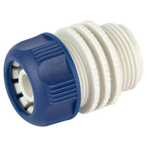  Адаптер для шланга 12мм (1/2) с наружной резьбой пластик (50/200/2400) Green Apple Б0017775 фото в каталоге от BTSprom.by