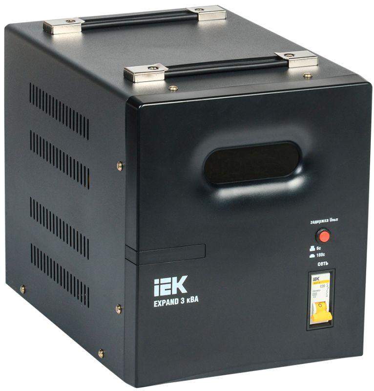 стабилизатор напряжения 1ф 3ква expand переносной iek ivs21-1-003-11 от BTSprom.by