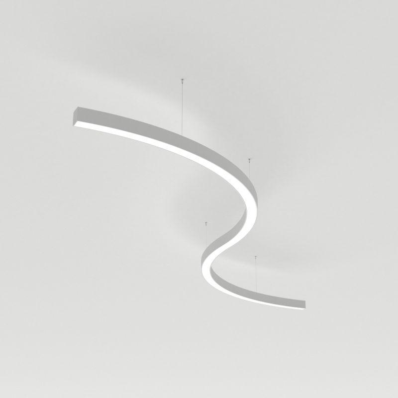 светильник sp-line-hang arc-s3535-d1500-124w warm3000 (white 230в) металл arlight 034054(1) от BTSprom.by