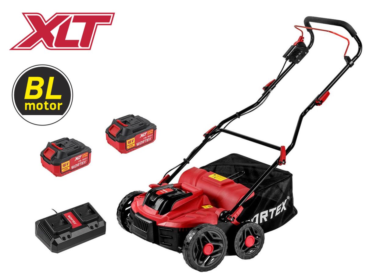 аккум. аэратор-скарификатор wortex cae 3736 all1 xlt set бесщёт.двиг., 18в+18в, шир. 37 см (2 4ач акб, зу, вал для аэрации, вал для скарификации, 5 рег.высоты, 45 л травосборник) 1334877 от BTSprom.by