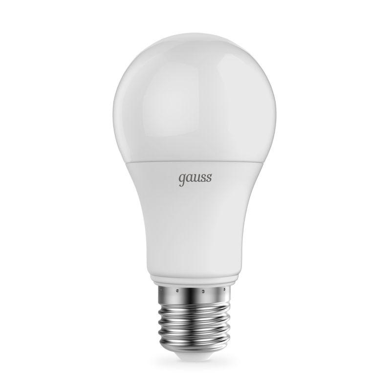 Лампа светодиодная Black 11Вт A60 грушевидная 4100К нейтр. бел. E27 990лм диммир. GAUSS 102502211-D фото в каталоге от BTSprom.by