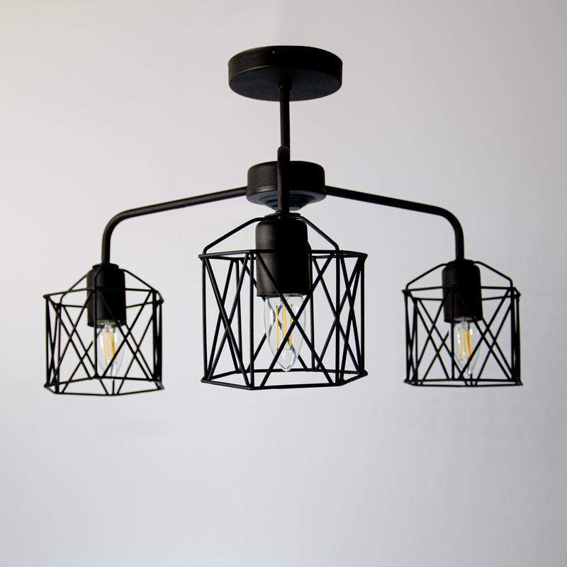  Светильник "Стелла" 131 НПБ 01-3х60-202 Е27 ИУ черн. муар Элетех 1005404669 фото в каталоге от BTSprom.by