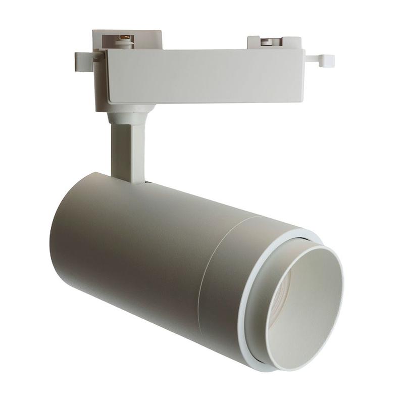 светильник светодиодный трековый на шинопровод 30вт 2100лм 4000к бел. изменяемый угол освещения 15-60град al137 feron 51177 от BTSprom.by