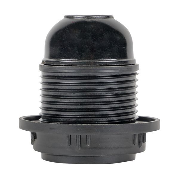  Патрон карболитовый с кольцом E27 черн. EKF LHC-E27-r-s фото в каталоге от BTSprom.by